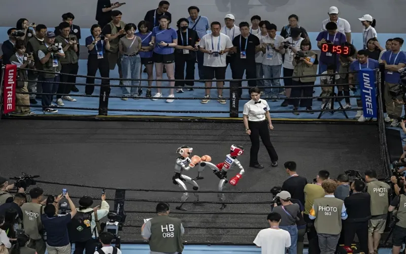 China’s 'Robot Olympics' bring sci-fi humanoids to life