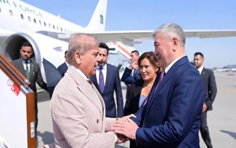 PM Shehbaz arrives in Bishkek for SCO summit, bilateral talks