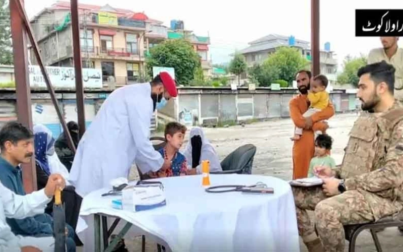 Pakistan Army holds free medical camp in Rawalakot