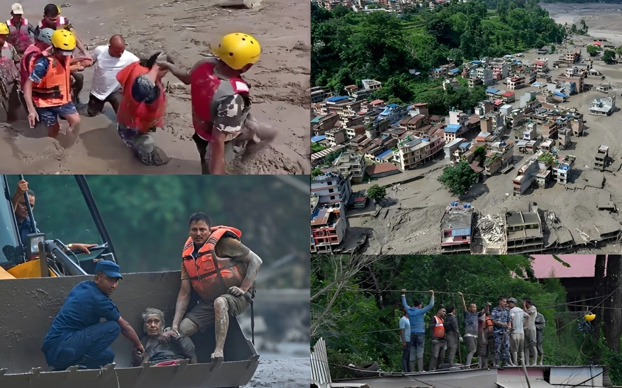 Rescuers race against time as Nepal floods leave hundreds missing