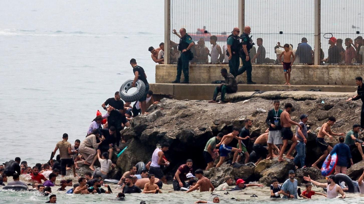 Ceuta migrant influx