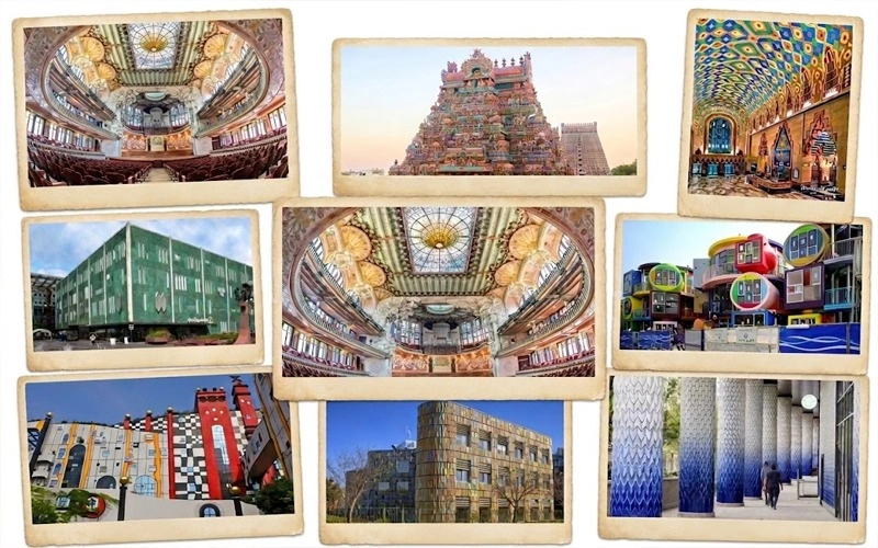 8 buildings where color steals the show