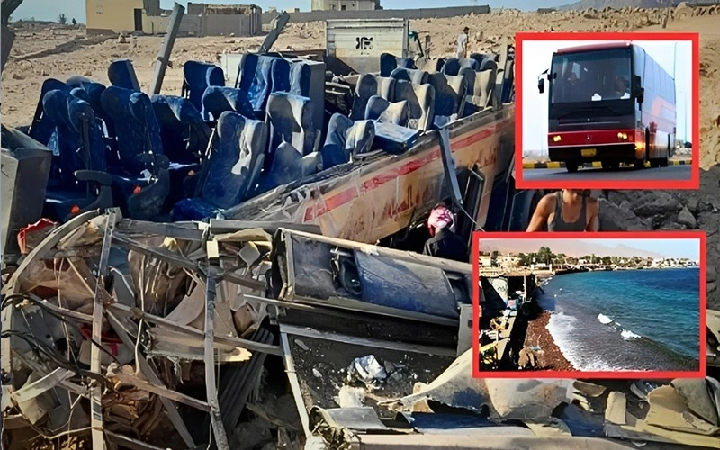 Bus crash on Egypt’s Red Sea coast kills 22, injures 28