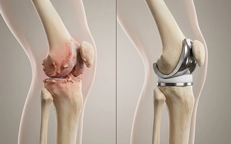 What happens to joint implants over time