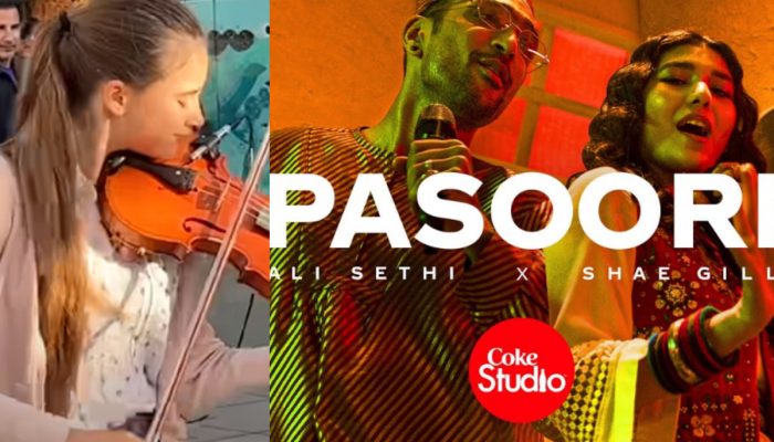 Violinist plays Pasoori