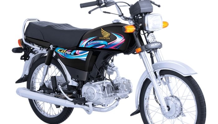 Honda CD 70 Black latest price in Pakistan – August 2024