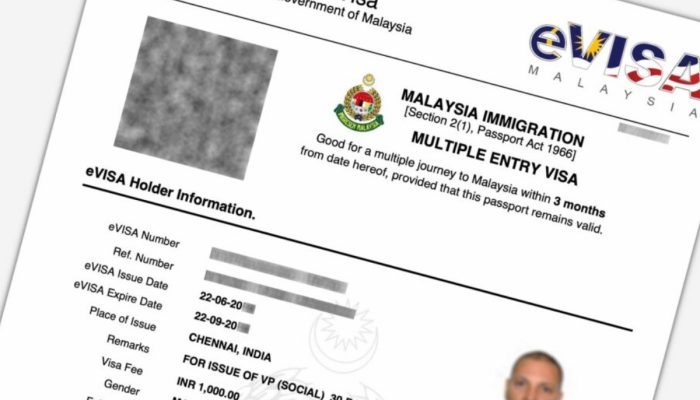 Updated Malaysia visit visa fee in Pakistan April 2024