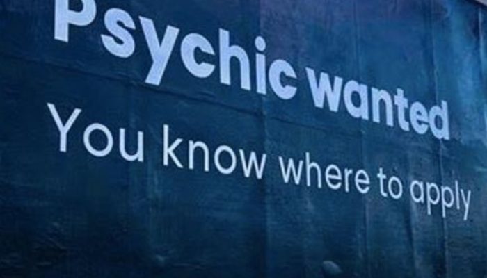 Ad is looking for psychic