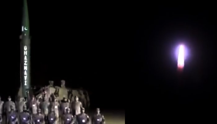 Ghaznavi missile successful launching
