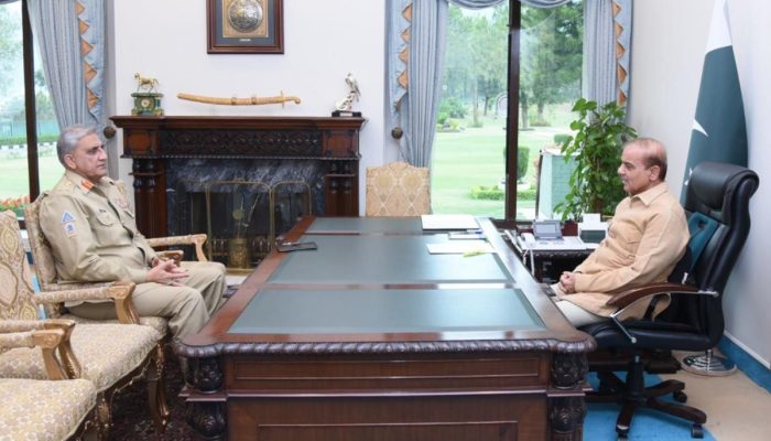 Shehbaz with army chief