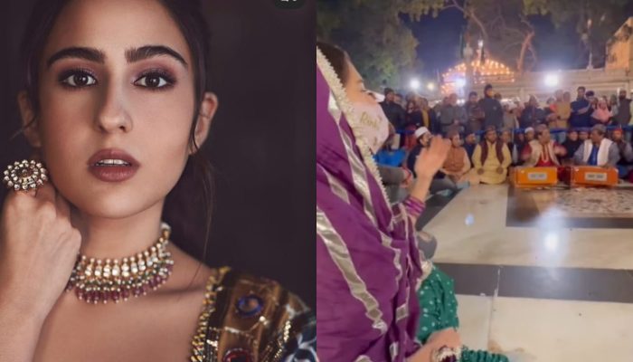 Sara Ali Khan reaches Hazrat Nizamuddin Dargah to find peace in Ranbir Kapoor qawwali. Photo: Insta