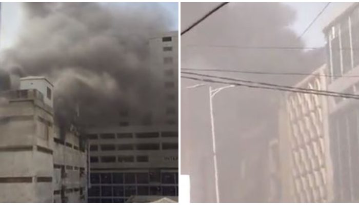 Fire rips through Karachi's Zainab Market