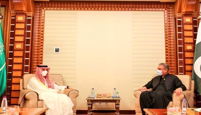 FM Qureshi met Saudi counterpart