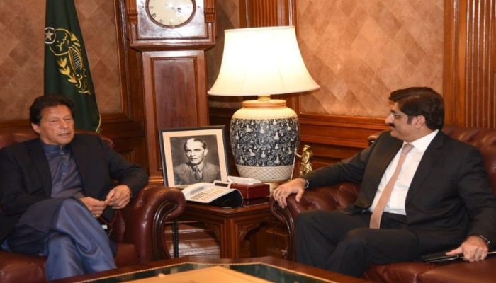 PM calls on CM Sindh